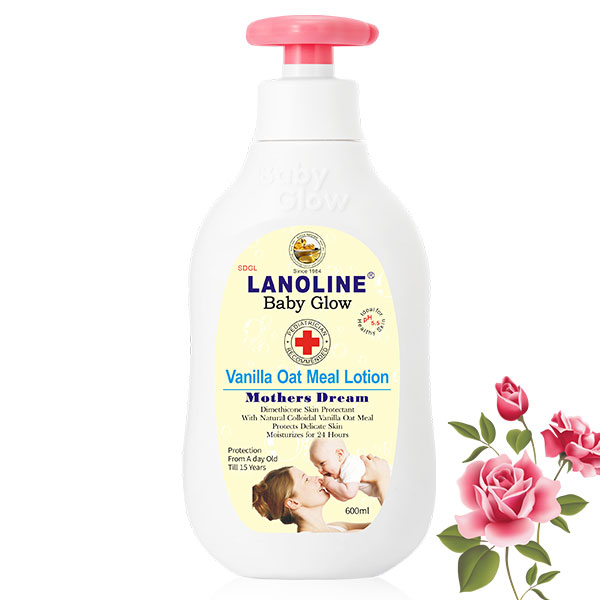 Baby Glow Body Lotion Vanilla Oat Meal - 600ml - Image 2